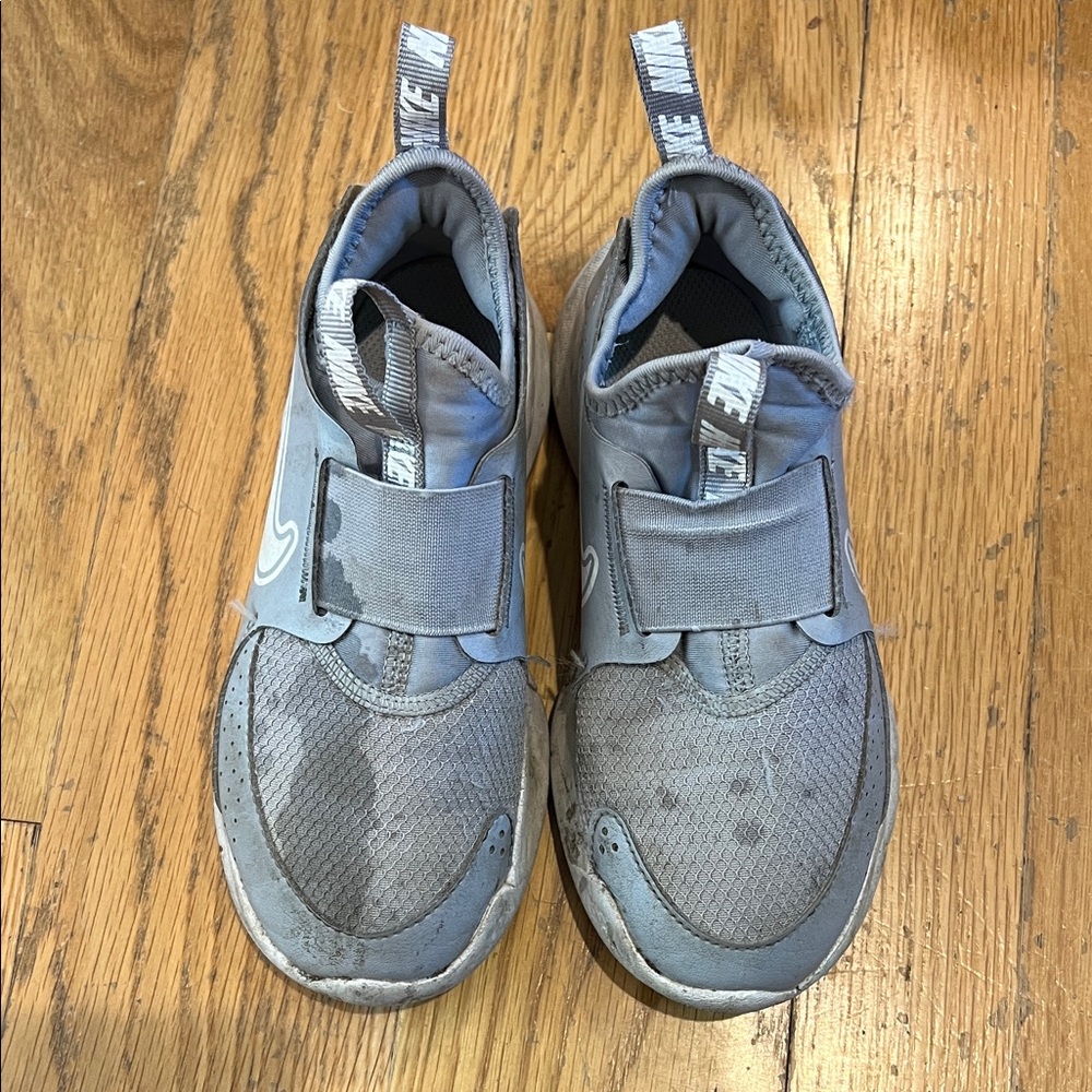 Nike Light Gray Slip-On Shoes